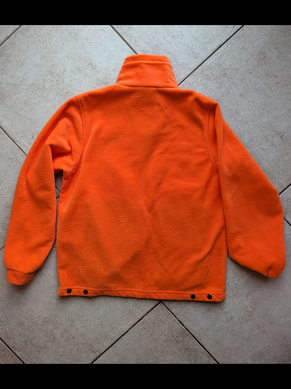 Columbia Youth Fleece Jacket Full Zip Bright Orange Size 14/16 (L/XL) - Picture 2 of 11